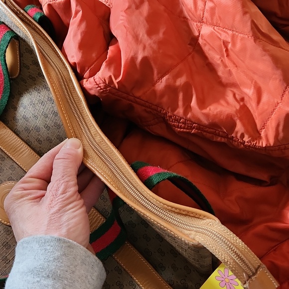 GUCCI Sherry line tote, web tote, large size, vintage - Picture 11 of 11